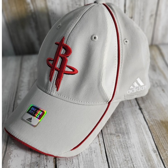 Adidas Houston Rockets NBA Hat Cap Adjustable One Size - Picture 1 of 9